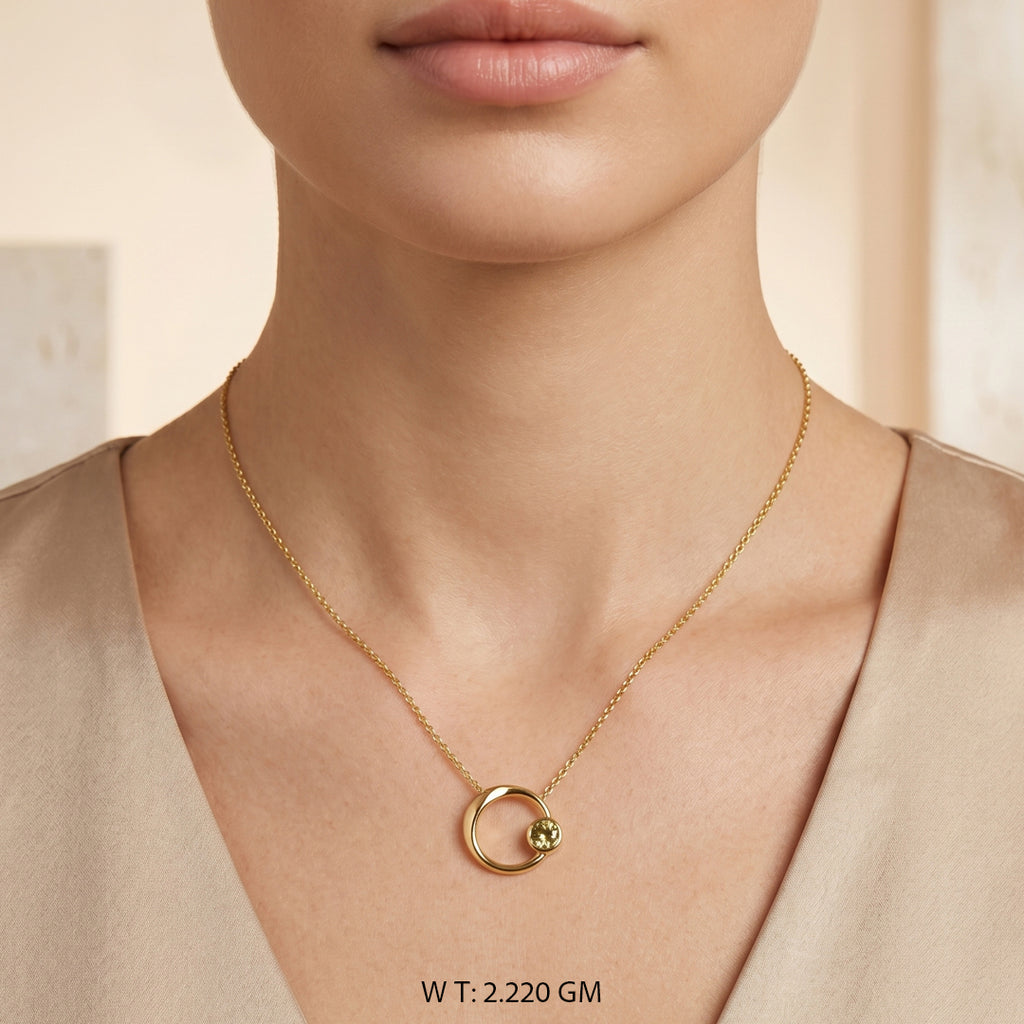 Golden Circle Spark Pendant