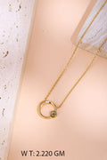 Golden Circle Spark Pendant