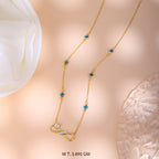Infinity Heart Evil Eye Necklace