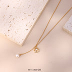 Lustrous Pearl Swirl Pendant