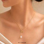Lustrous Pearl Swirl Pendant