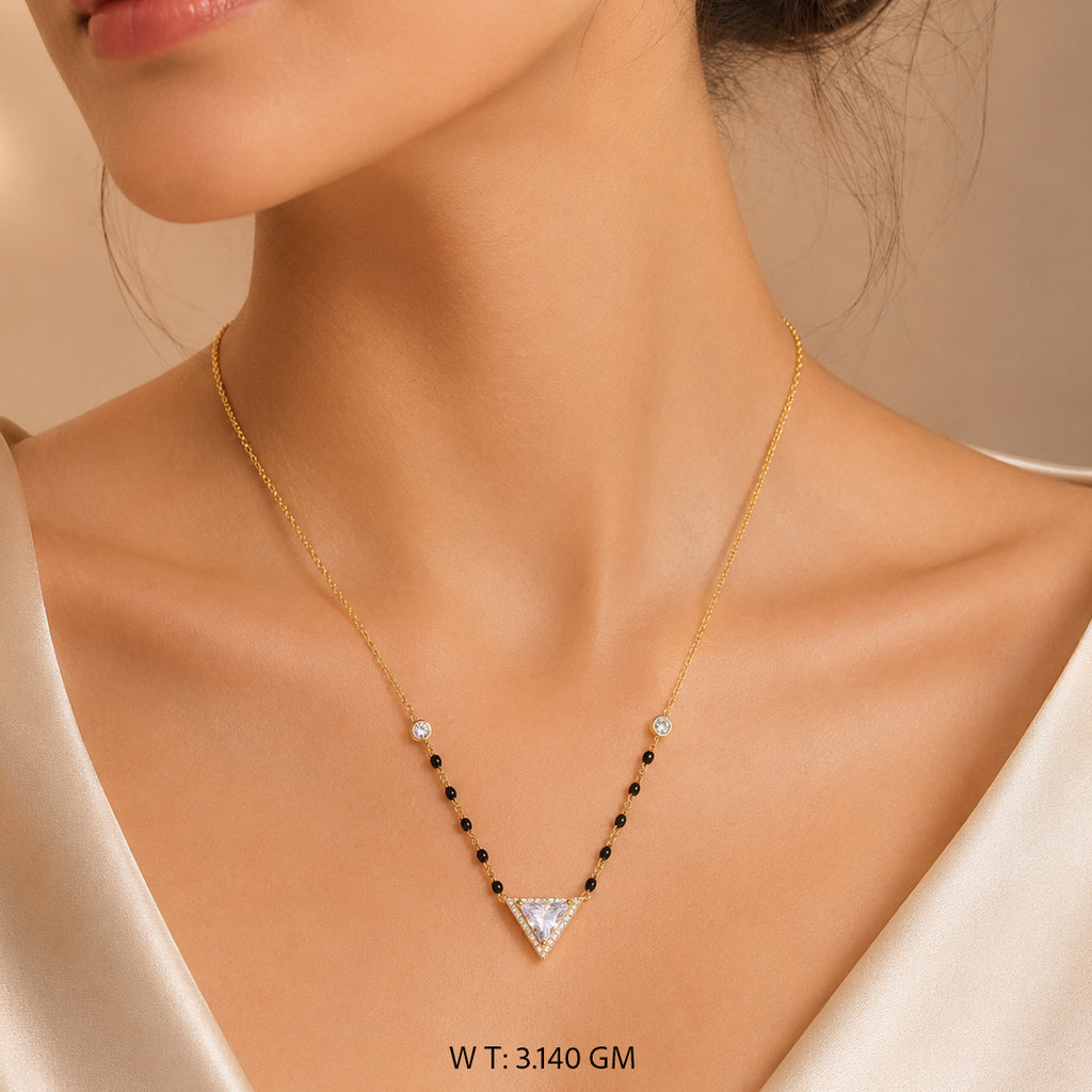 Triangular Charm Mangalsutra