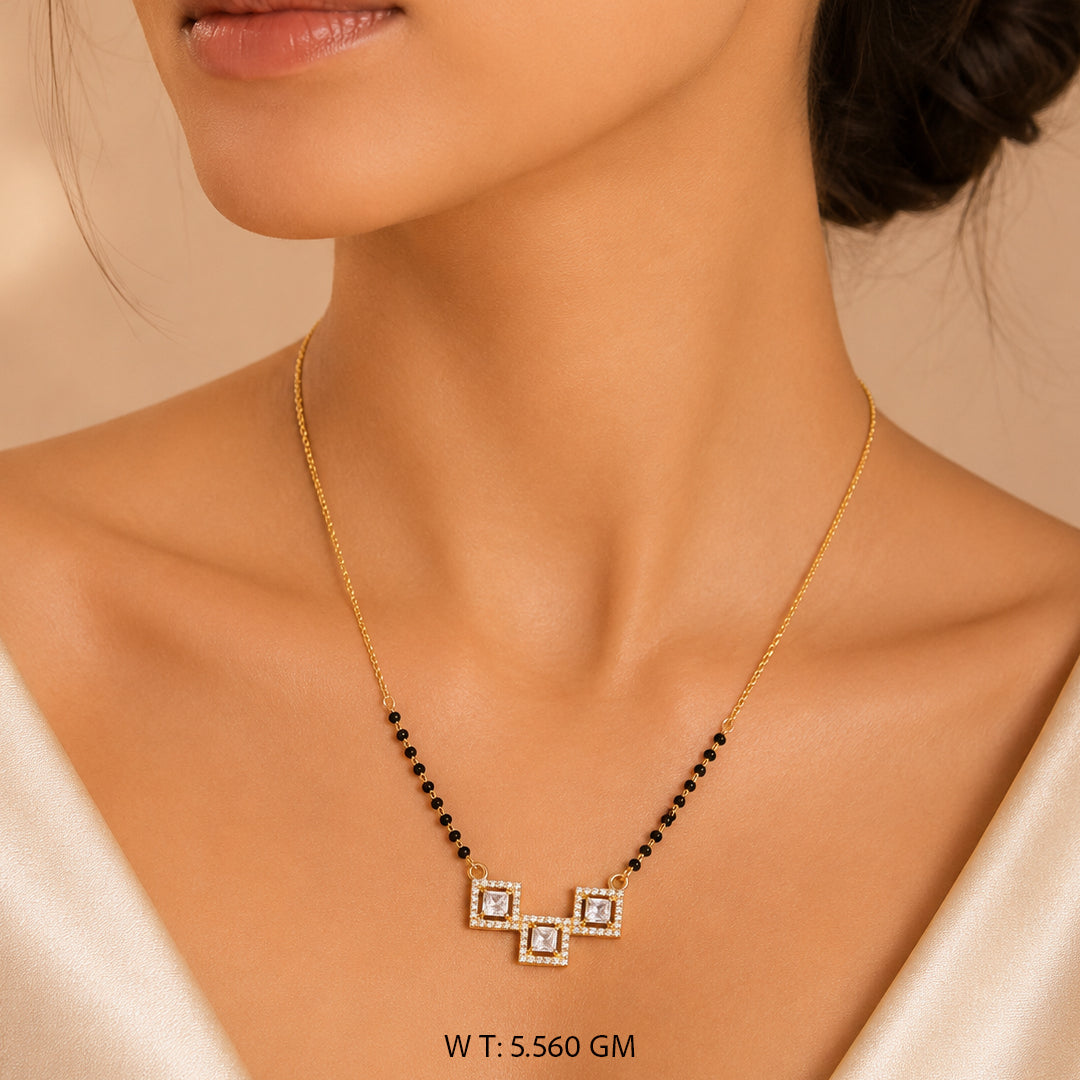 Square Radiance Mangalsutra