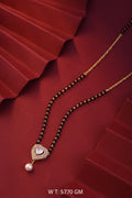 Pearl Heart Glow Mangalsutra