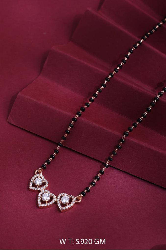 Triple Heart Mangalsutra