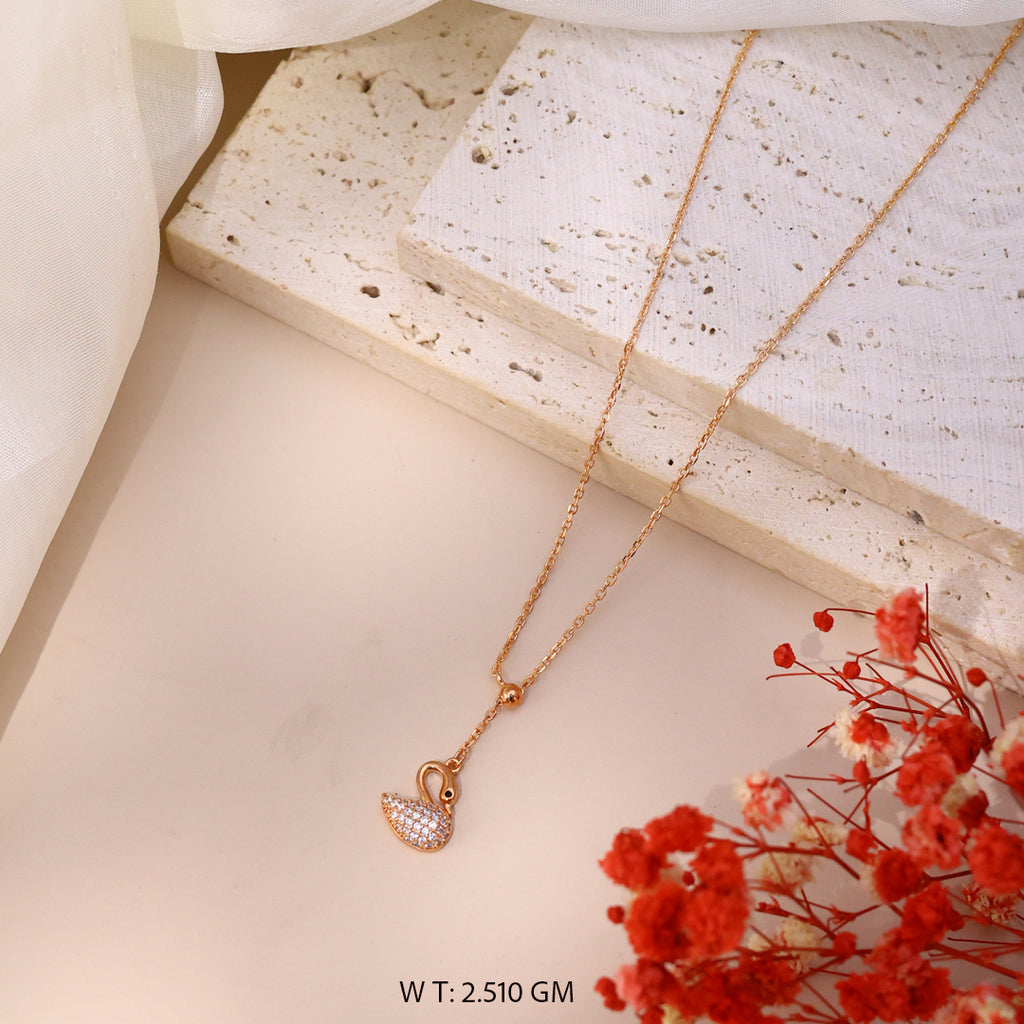Swan Charm Necklace