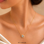 Blue Topaz Birthstone Necklace